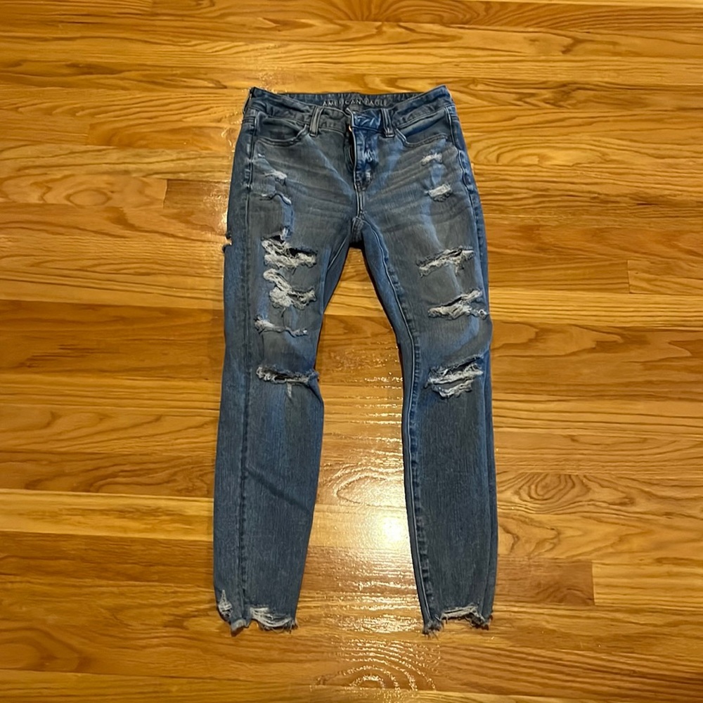American Eagle Ripped Jean Jeggings